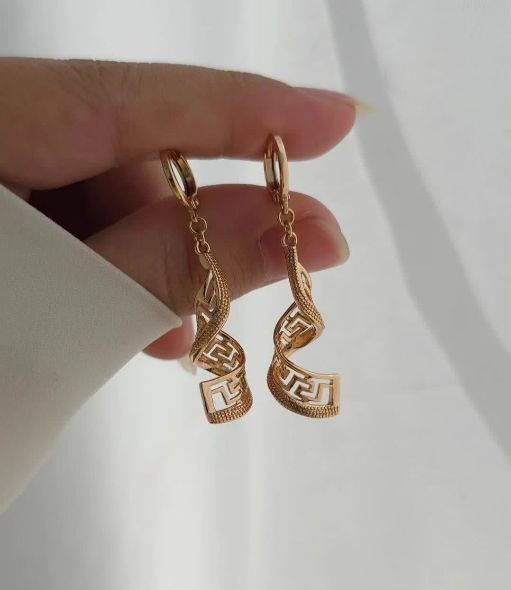 گوشواره زنانه آویز ژوپینگ